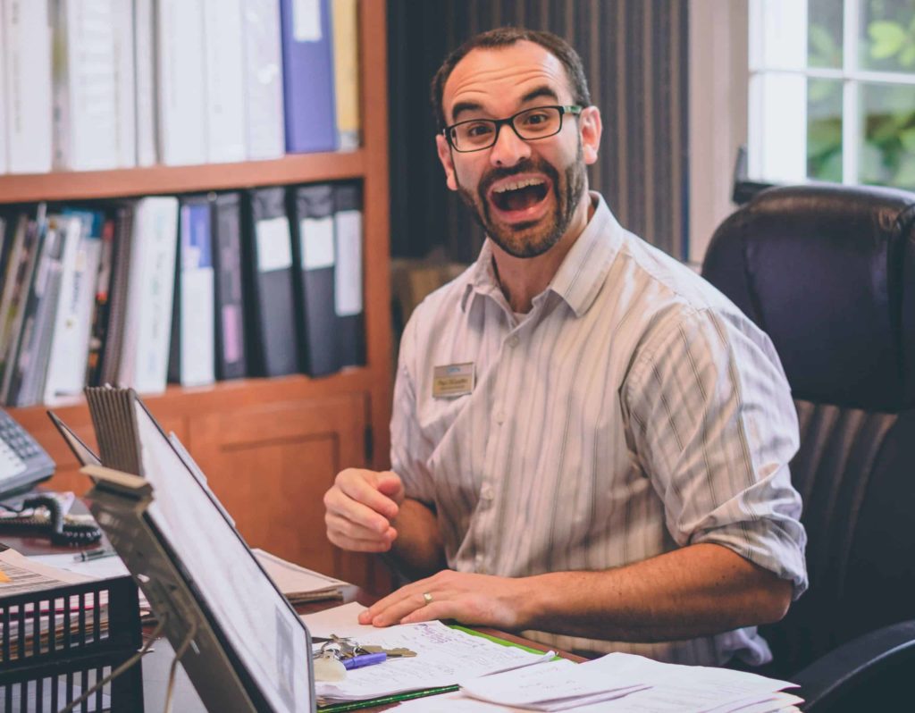 The man pictured here shows an emotion called excitement. Excitement is good for you. Use your excitement to get other people excited.