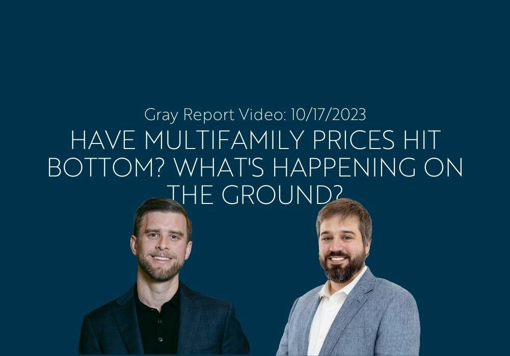 multifamily prices hit bottom